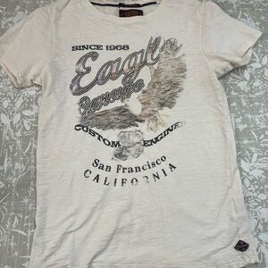 Esprit Y2K Off-White Eagle Graphic Tee